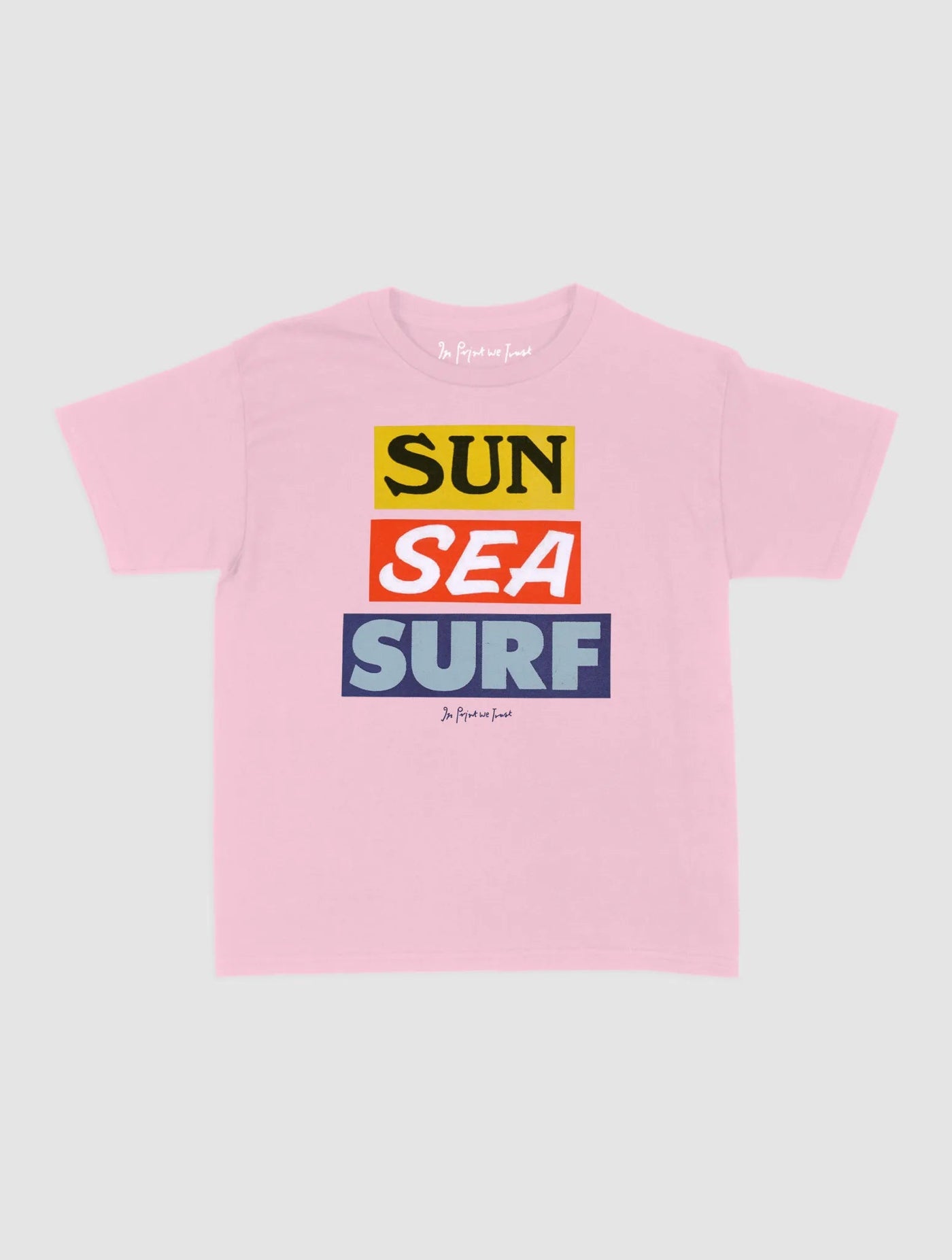sun sea surf baby tee - In Print We Trust