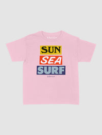 sun sea surf baby tee - In Print We Trust