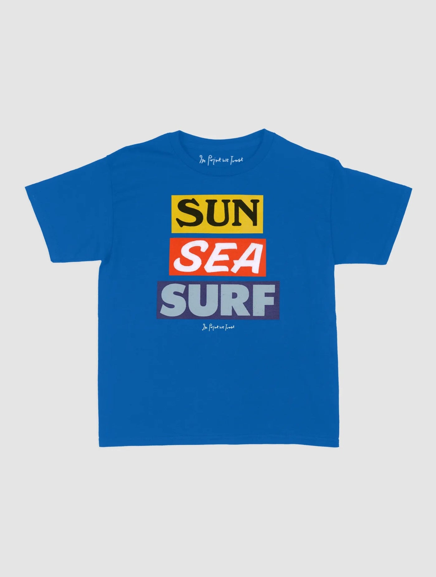 sun sea surf baby tee - In Print We Trust