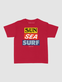 sun sea surf baby tee - In Print We Trust