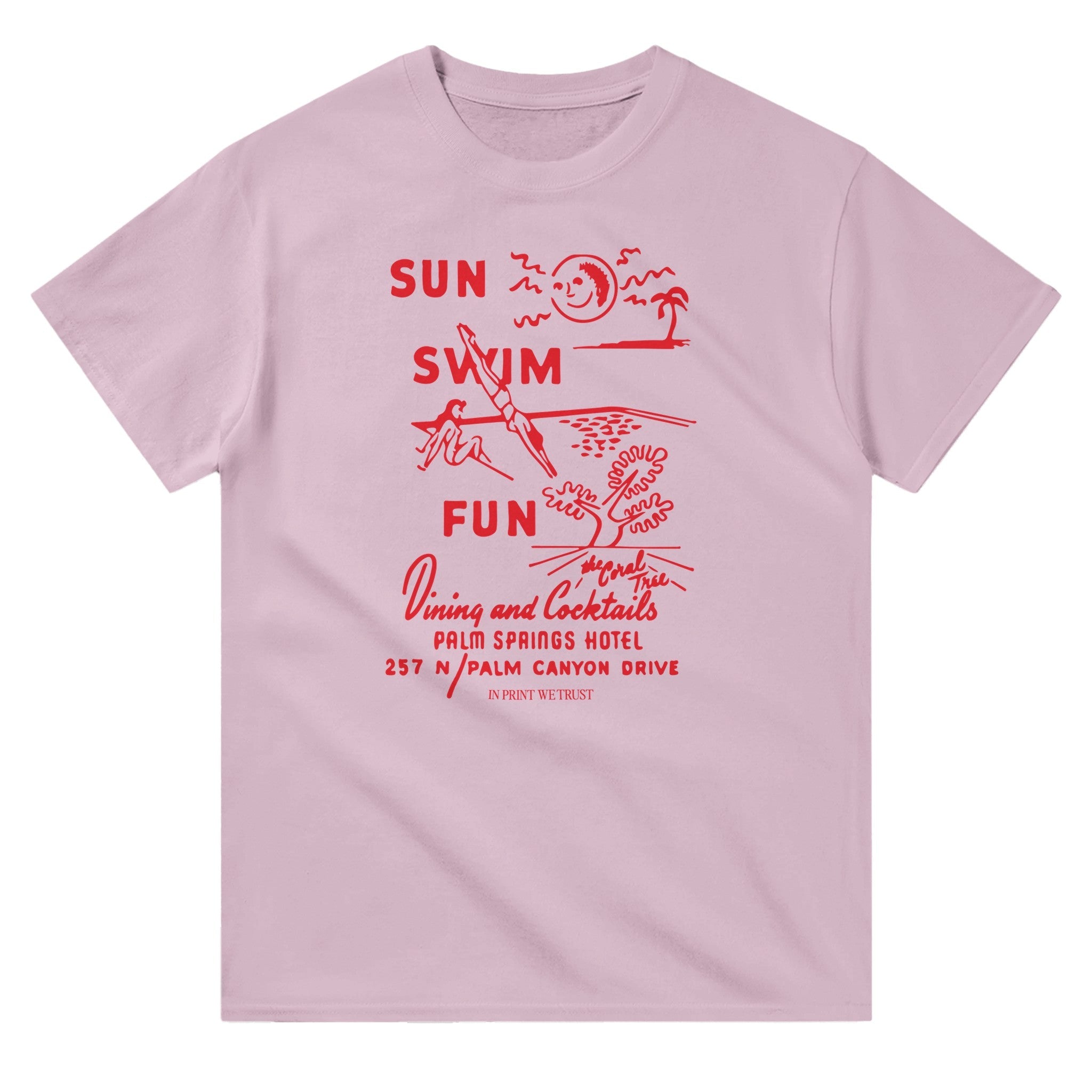 'Sun Swim Fun' classic tee - In Print We Trust