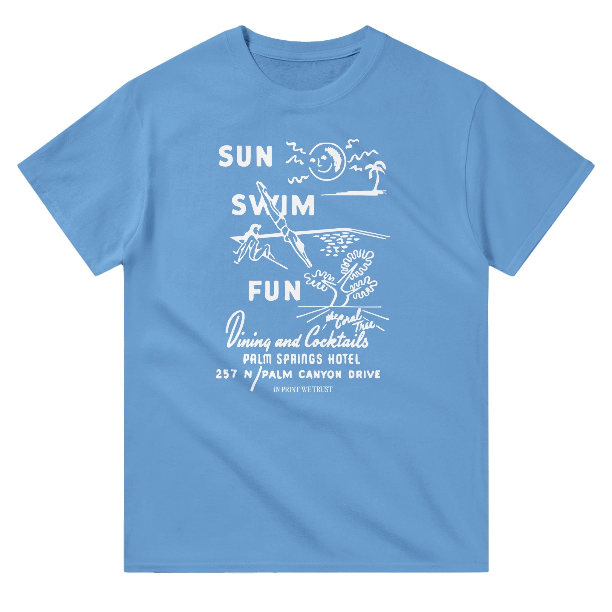 'Sun Swim Fun' classic tee - In Print We Trust