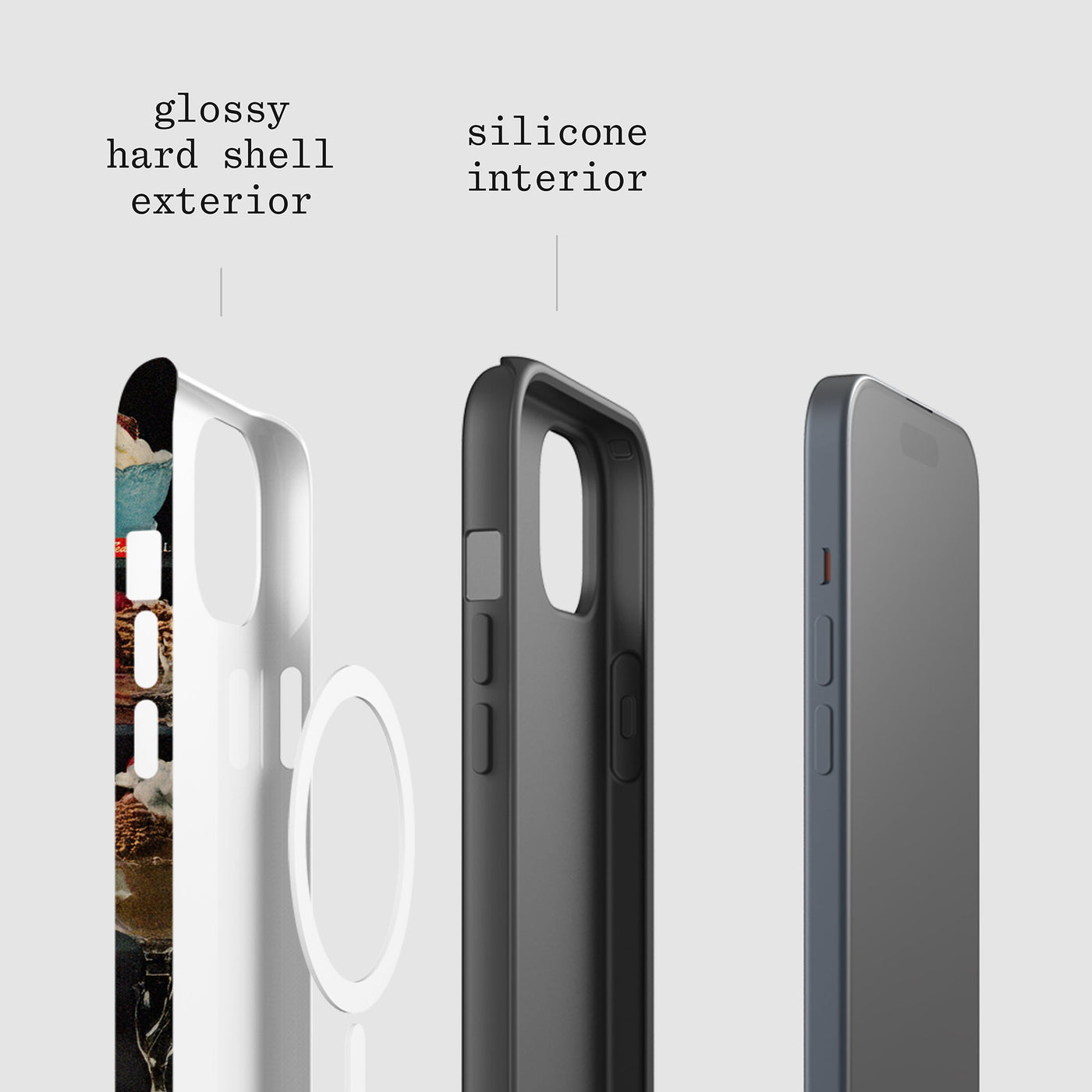 sundae tough iPhone case - In Print We Trust