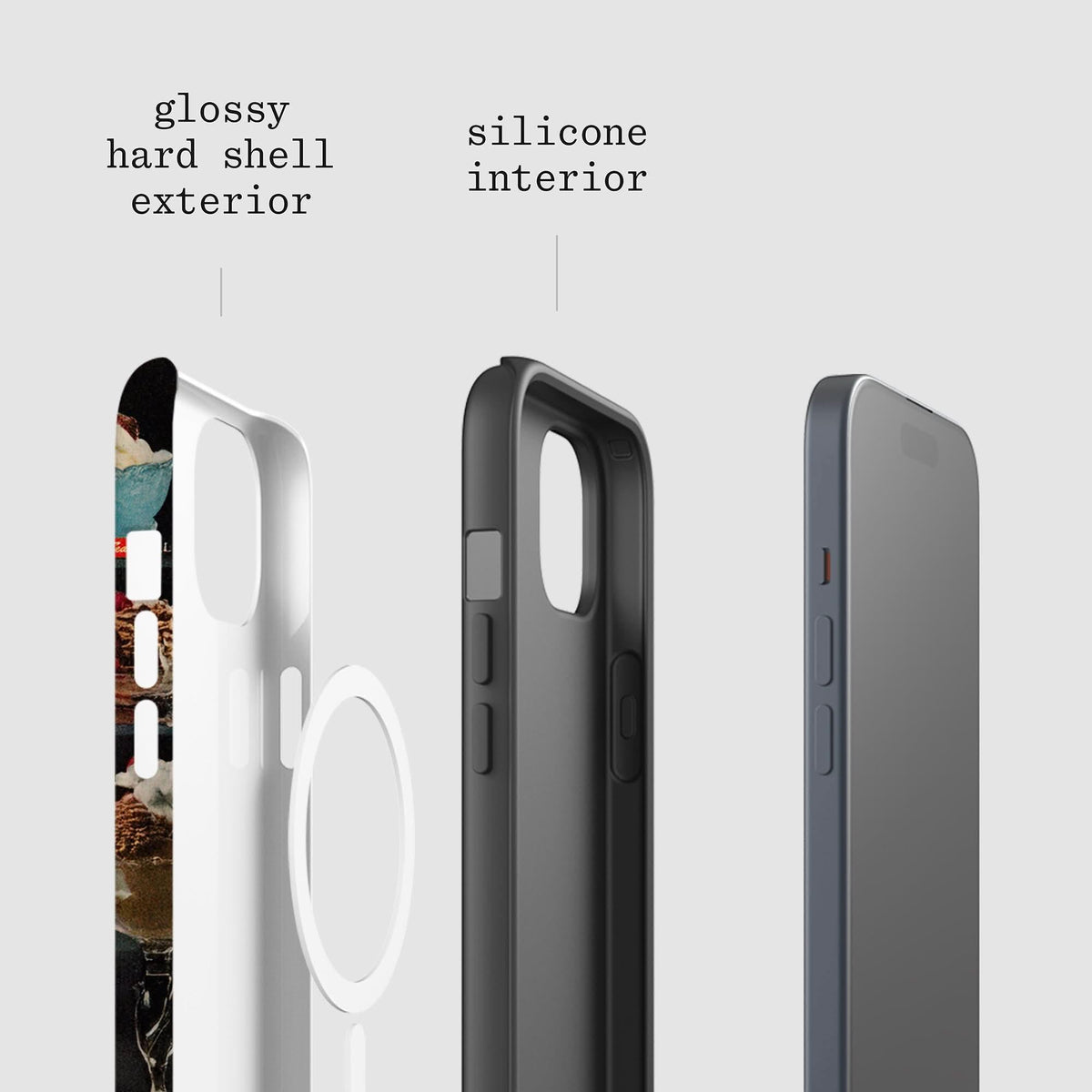 sundae tough iPhone case - In Print We Trust