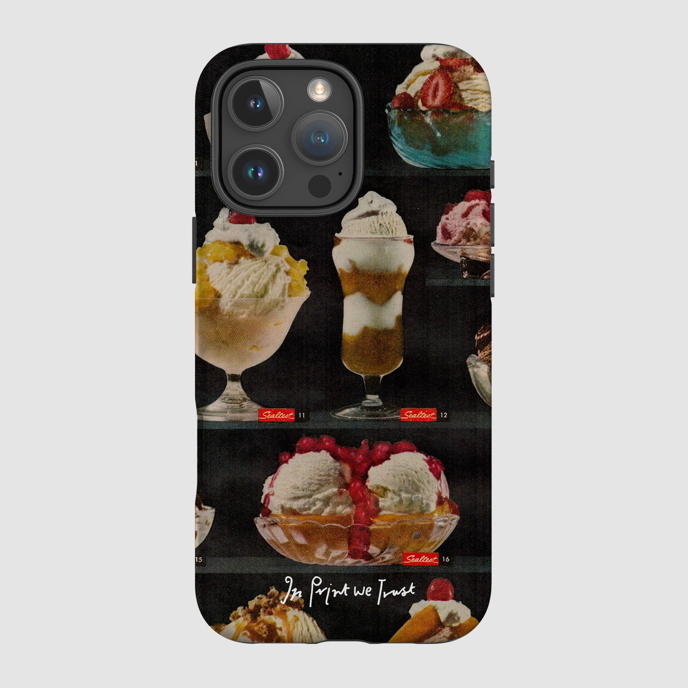 sundae tough iPhone case - In Print We Trust