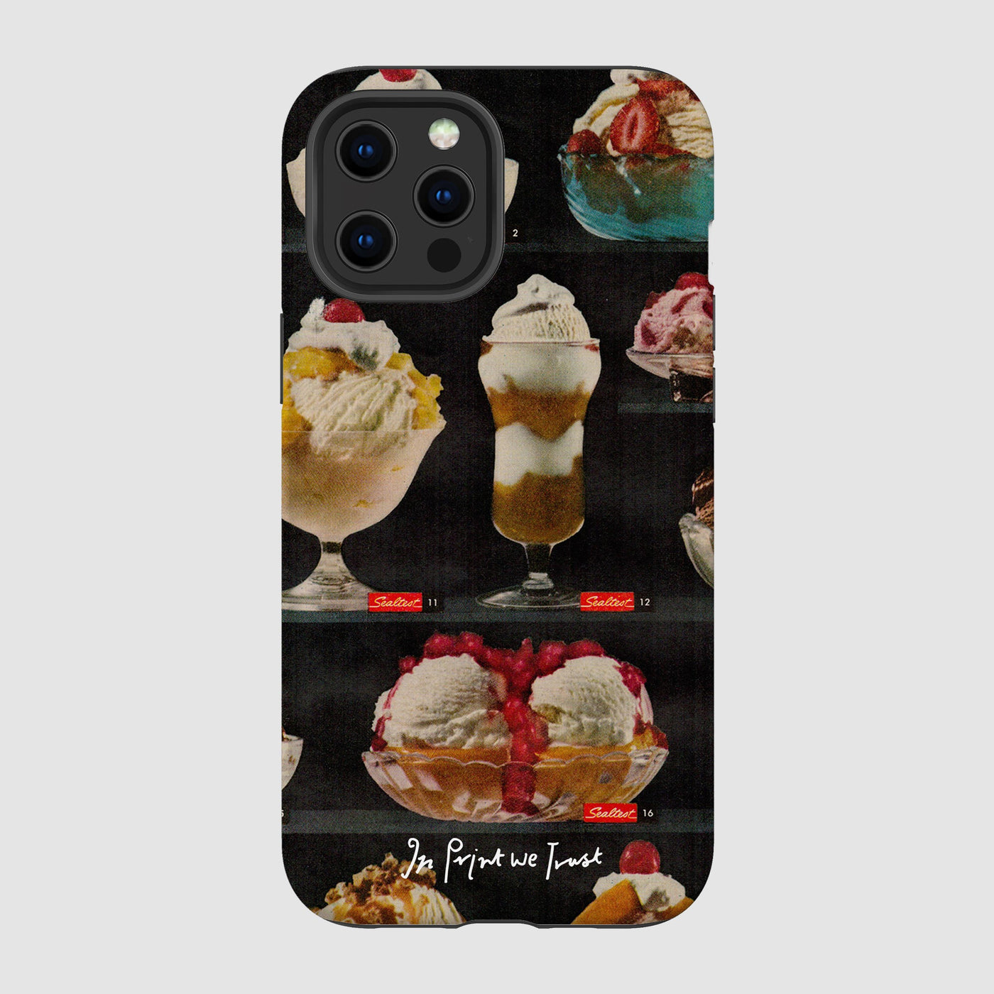 sundae tough iPhone case - In Print We Trust