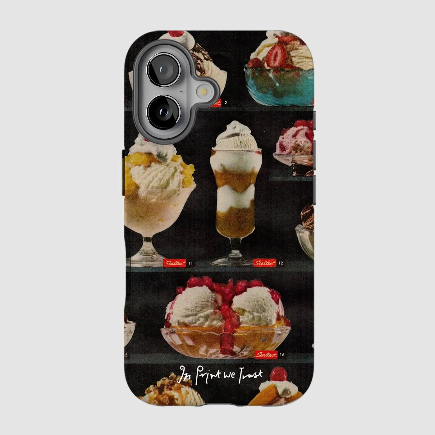 sundae tough iPhone case - In Print We Trust