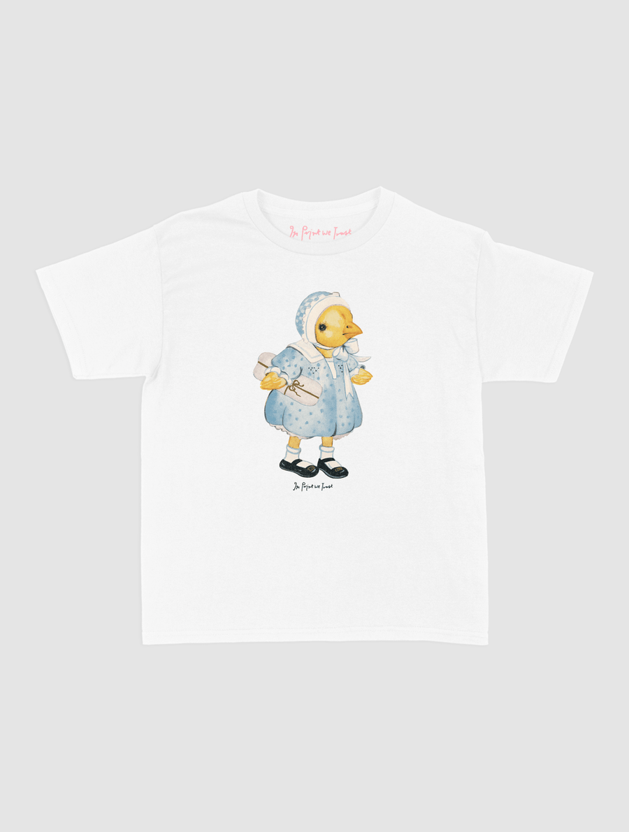 sunday best baby tee - In Print We Trust