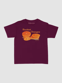 sunkist oranges baby tee - In Print We Trust