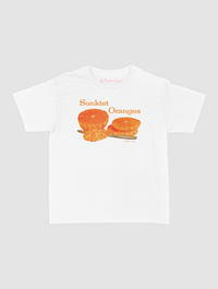 sunkist oranges baby tee - In Print We Trust