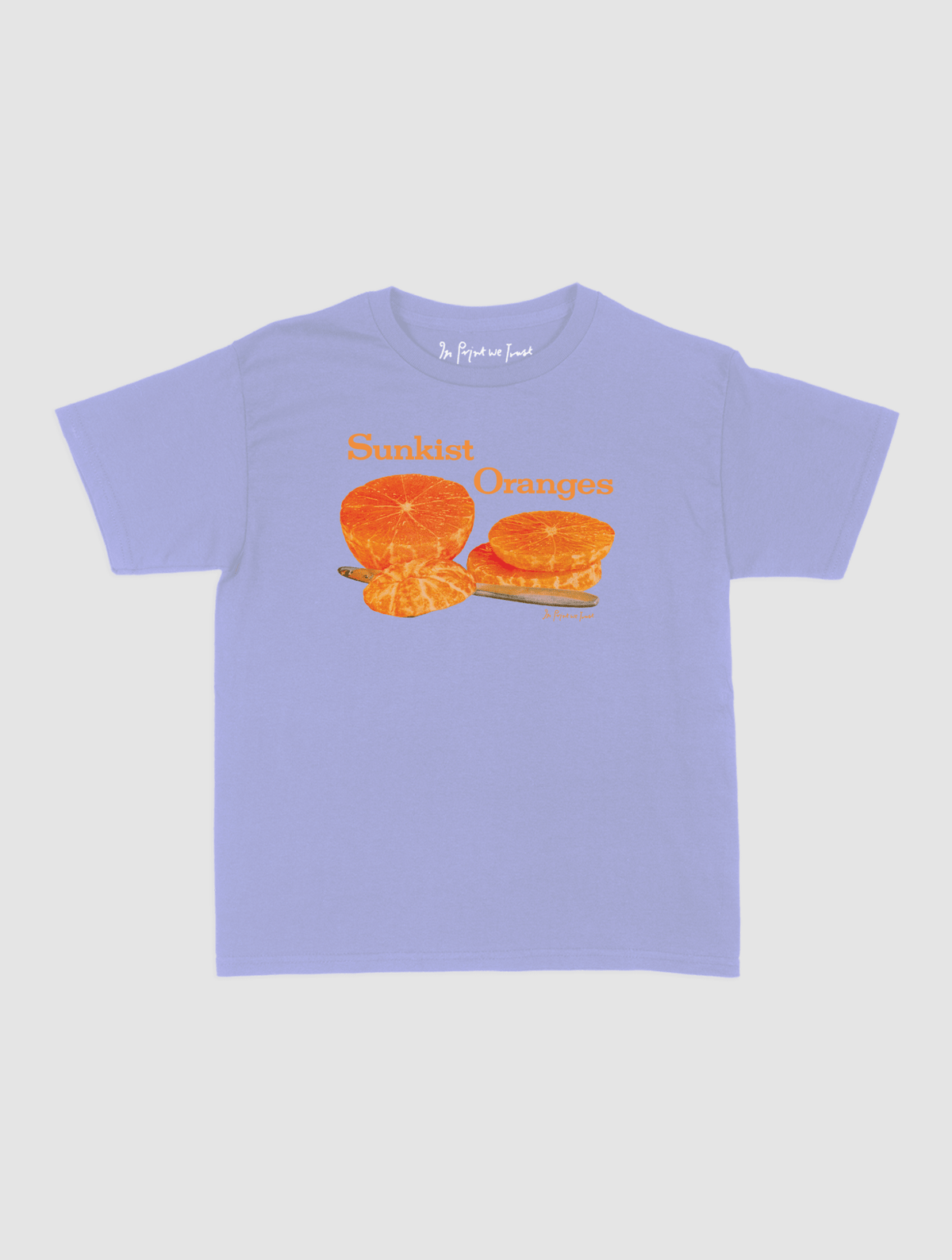 sunkist oranges baby tee - In Print We Trust