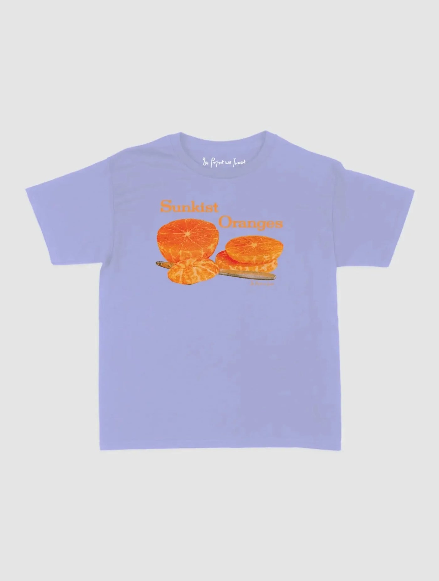 sunkist oranges baby tee - In Print We Trust