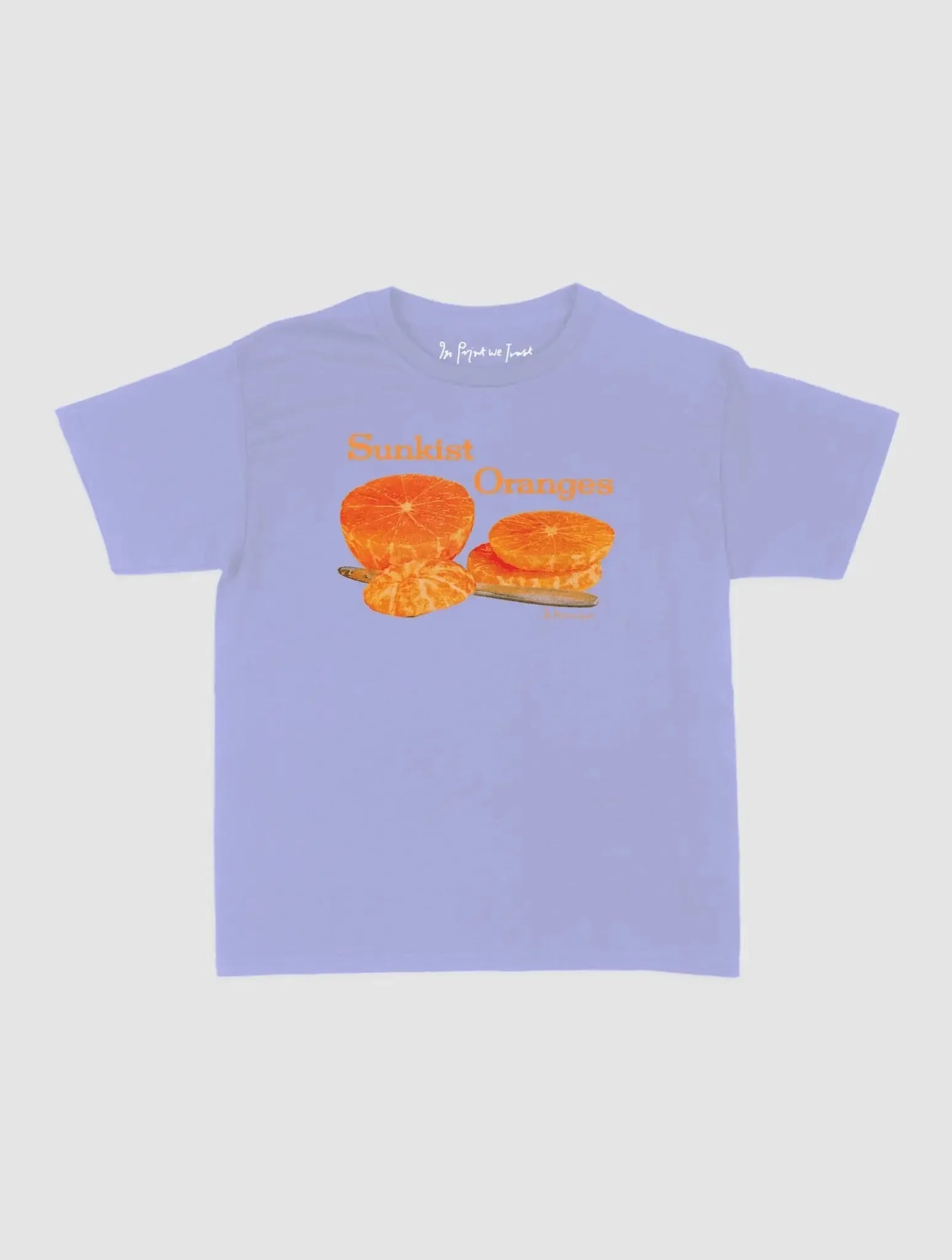 sunkist oranges baby tee - In Print We Trust