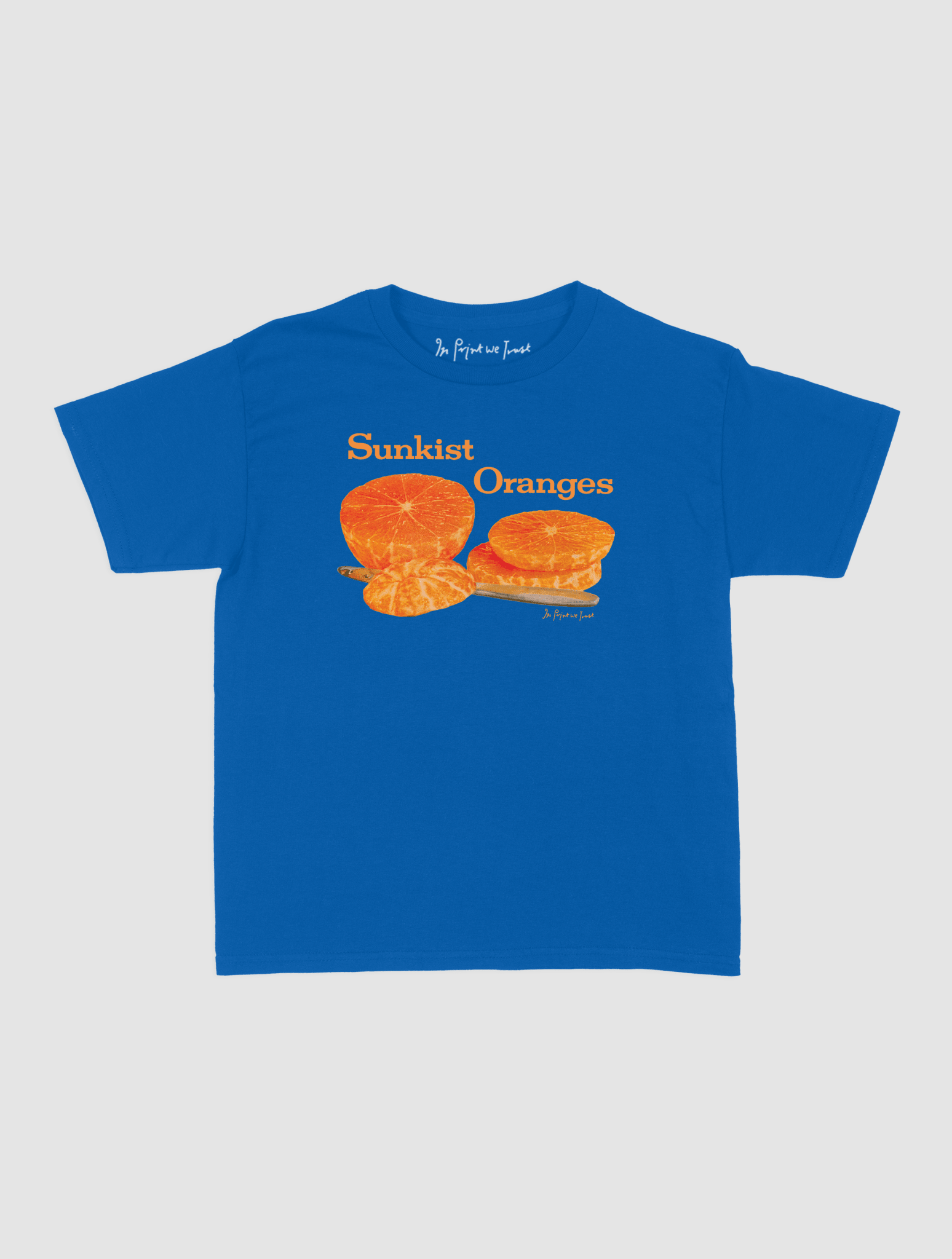 sunkist oranges baby tee - In Print We Trust