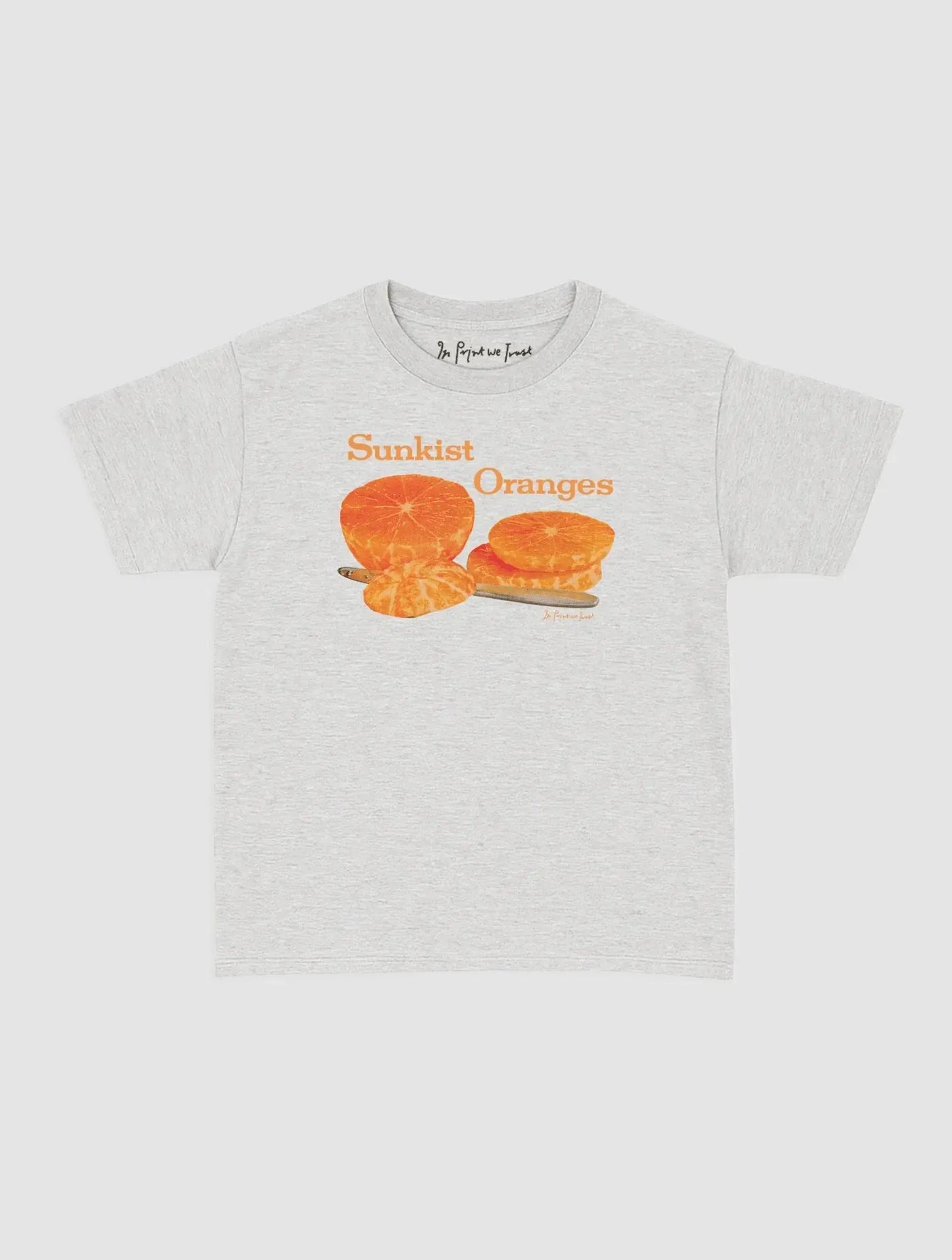 sunkist oranges baby tee - In Print We Trust