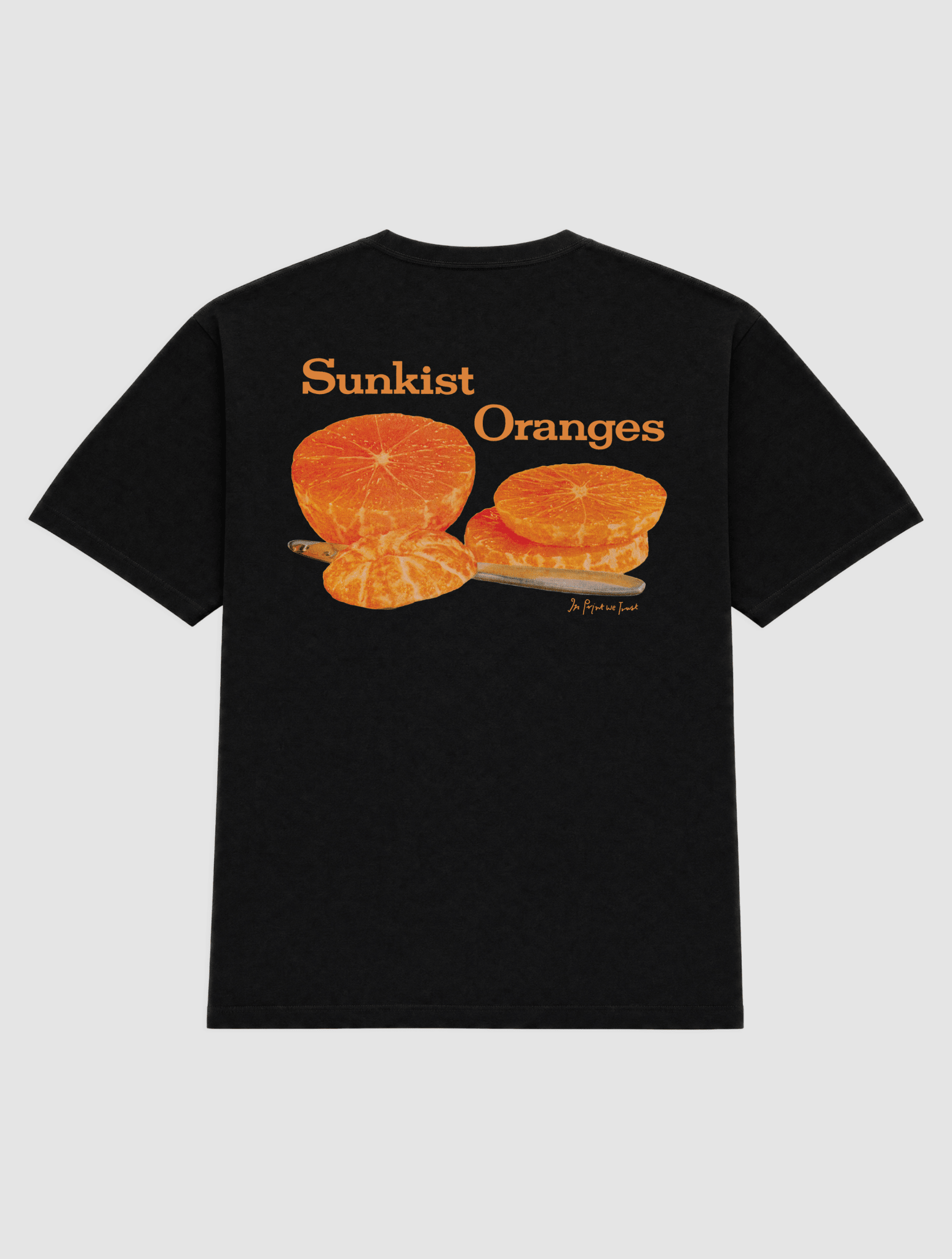 sunkist oranges heavyweight tee - In Print We Trust
