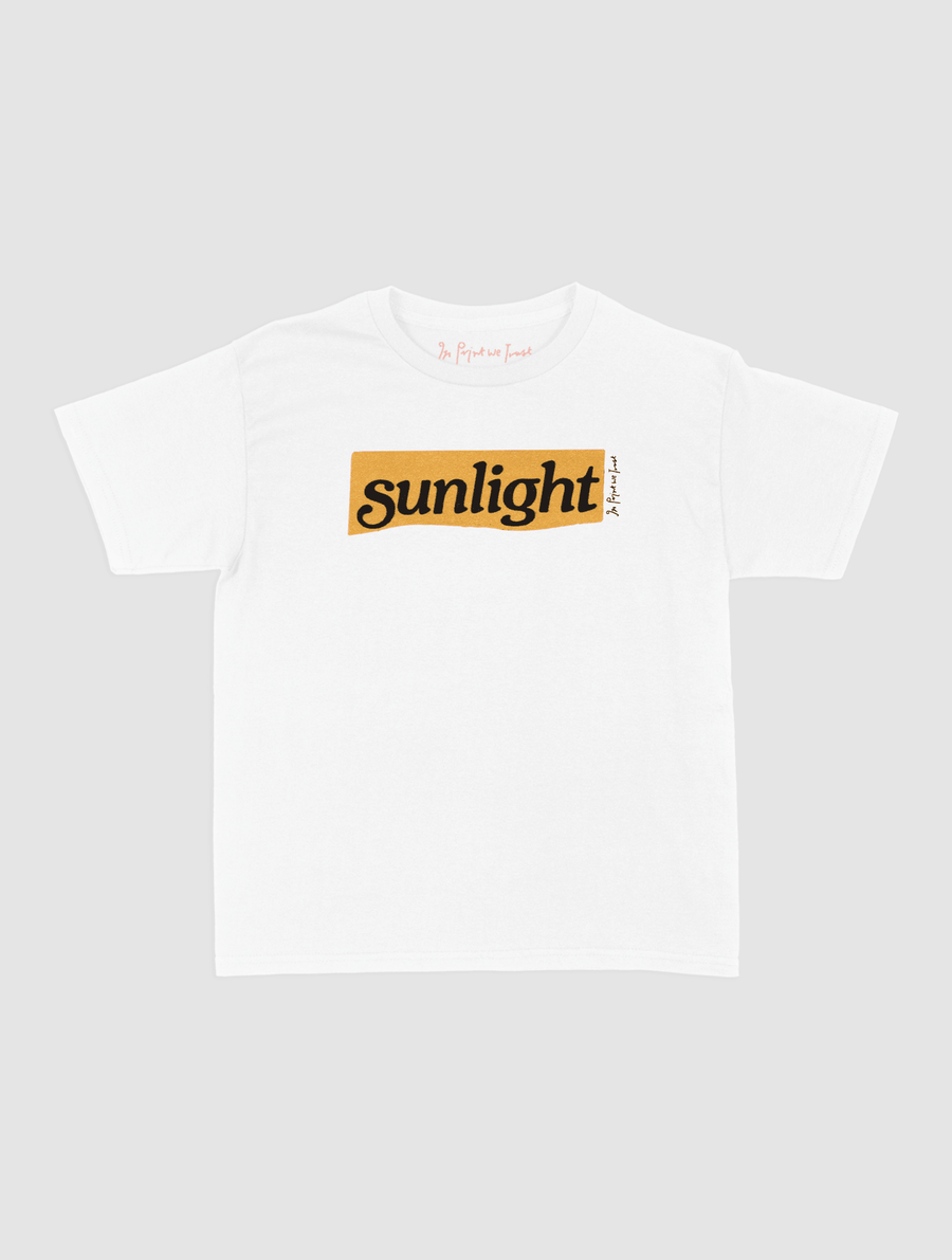 sunlight baby tee - In Print We Trust