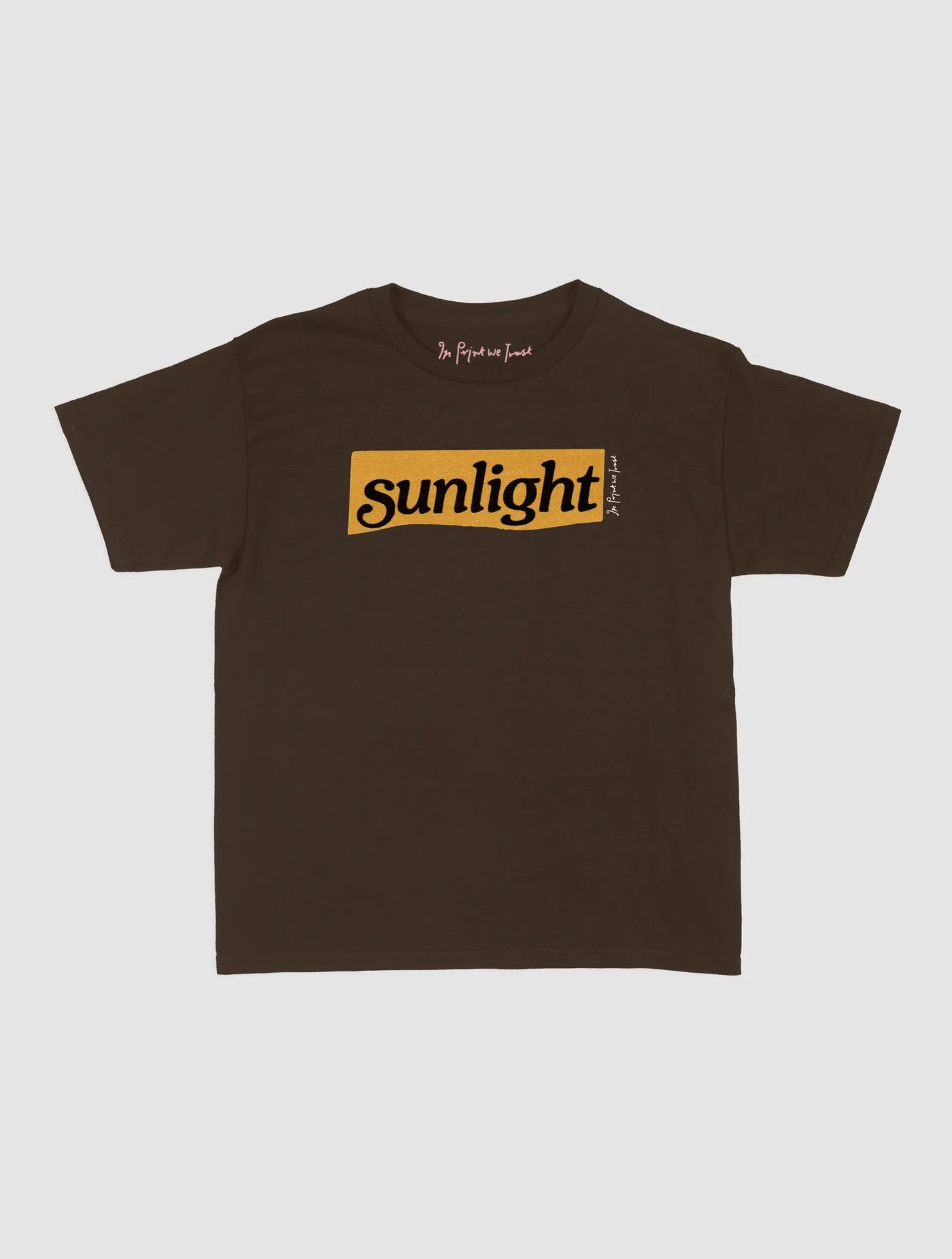 sunlight baby tee - In Print We Trust