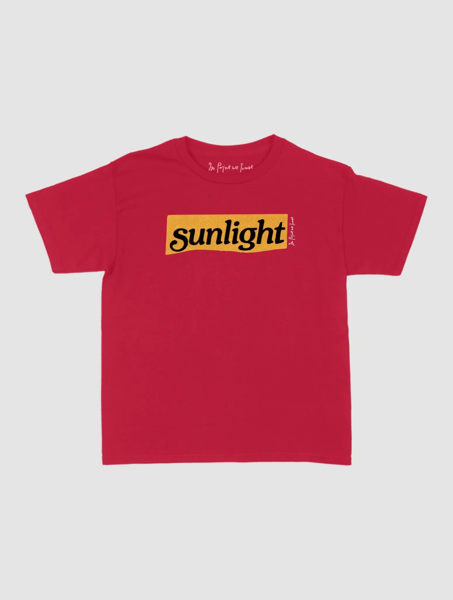 sunlight baby tee - In Print We Trust