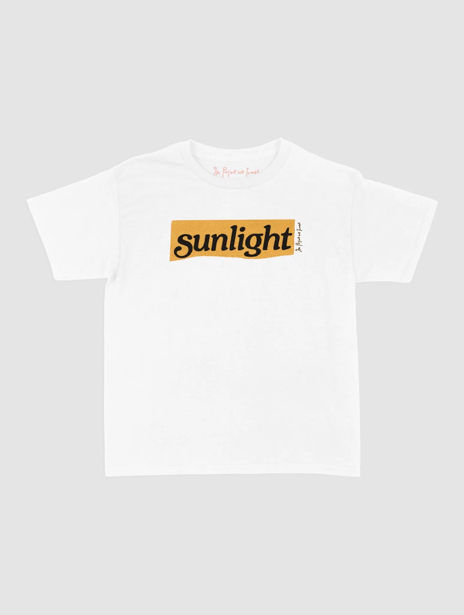 sunlight baby tee - In Print We Trust