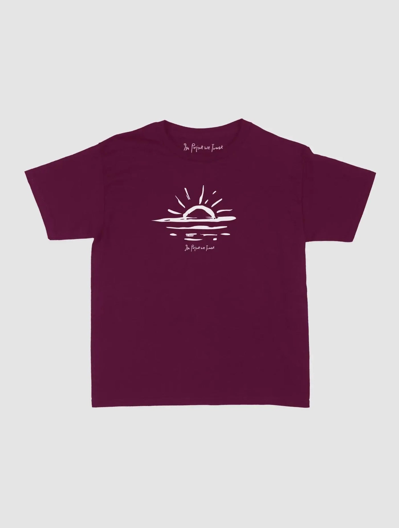 sunset baby tee - In Print We Trust