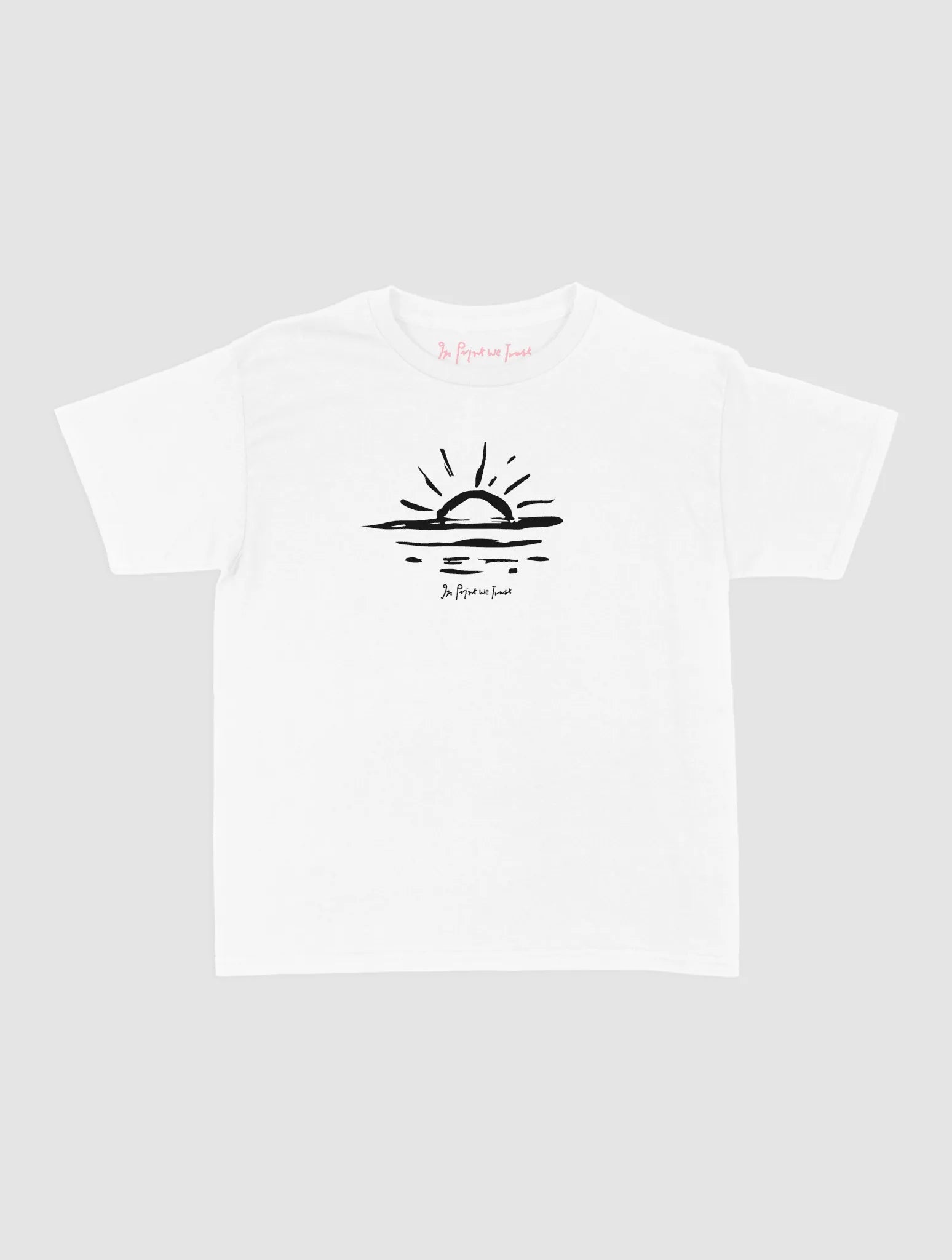 sunset baby tee - In Print We Trust