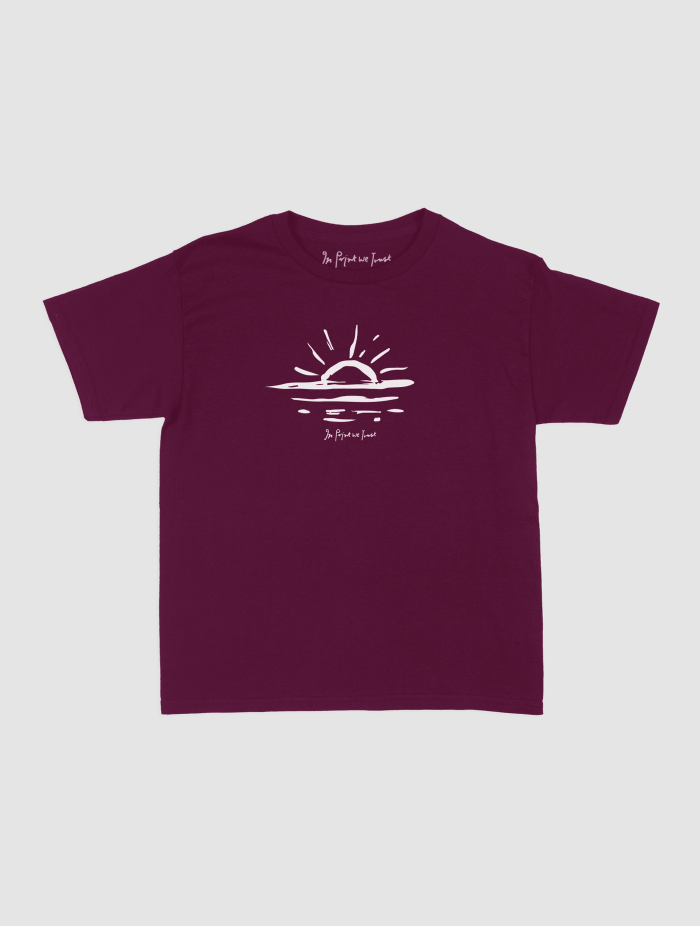 sunset baby tee - In Print We Trust