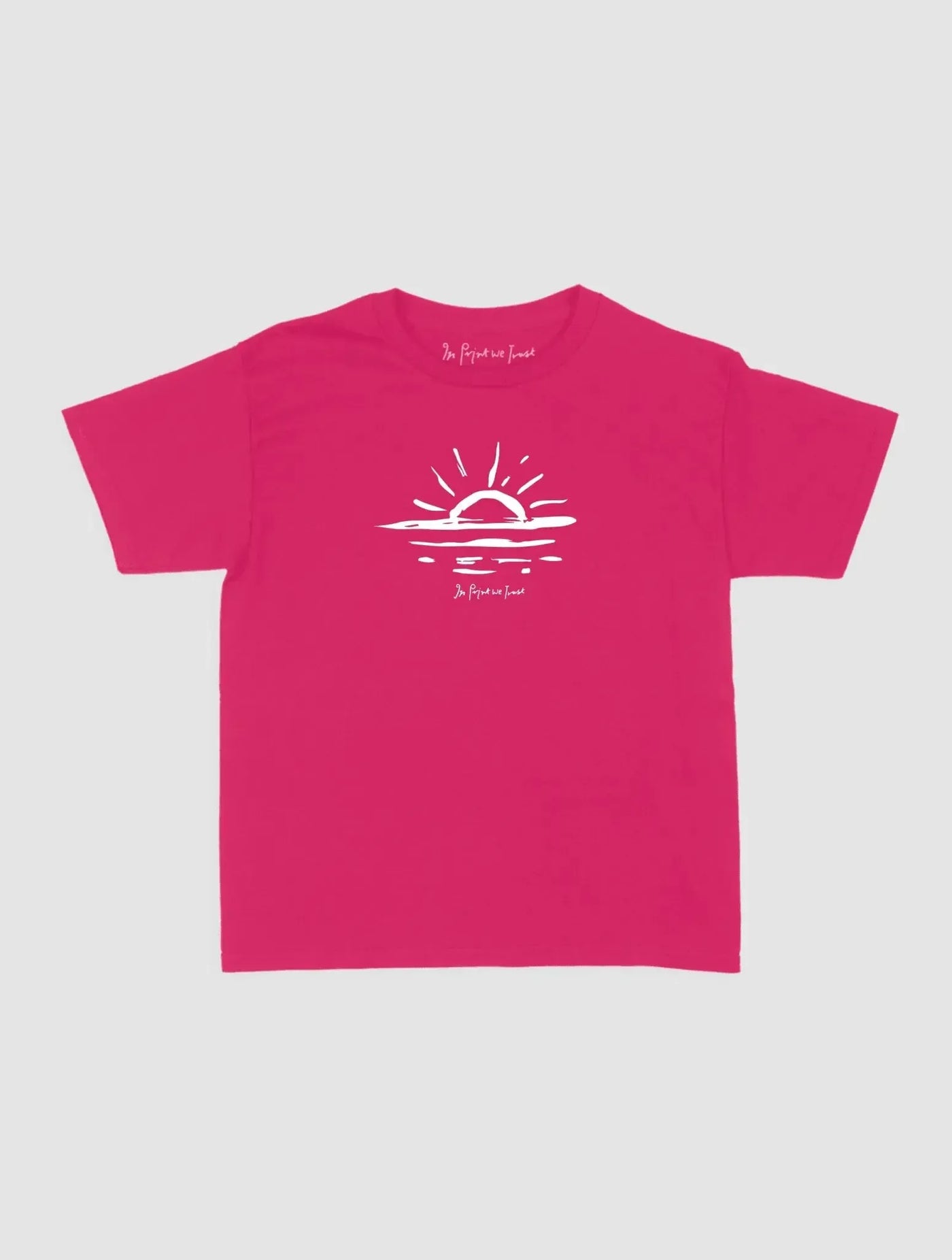 sunset baby tee - In Print We Trust