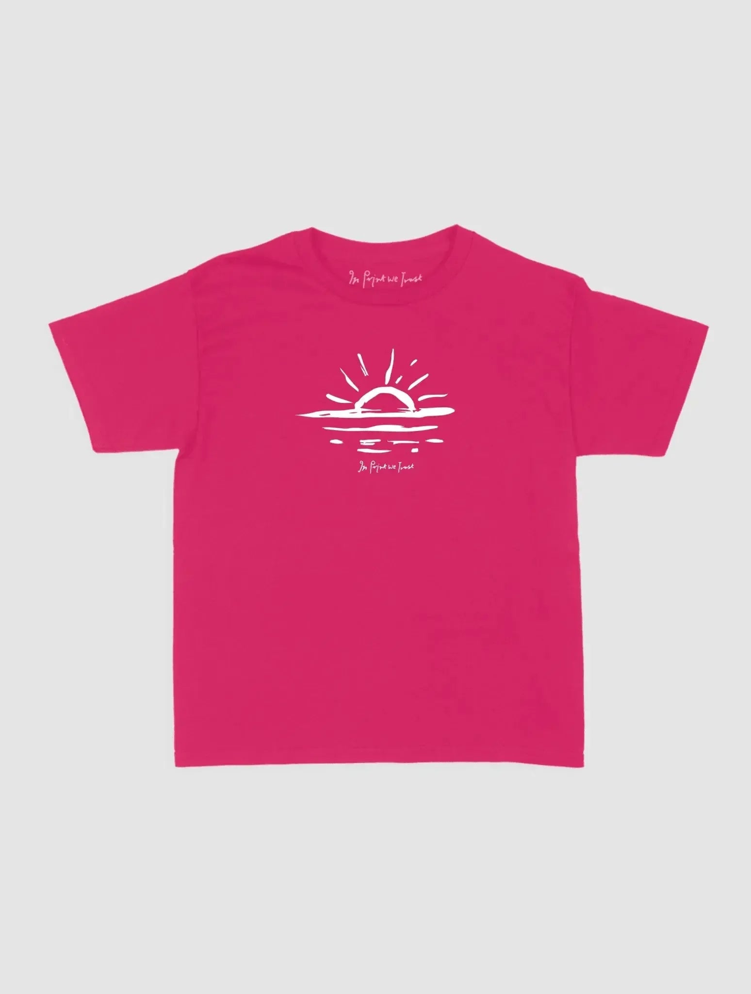 sunset baby tee - In Print We Trust