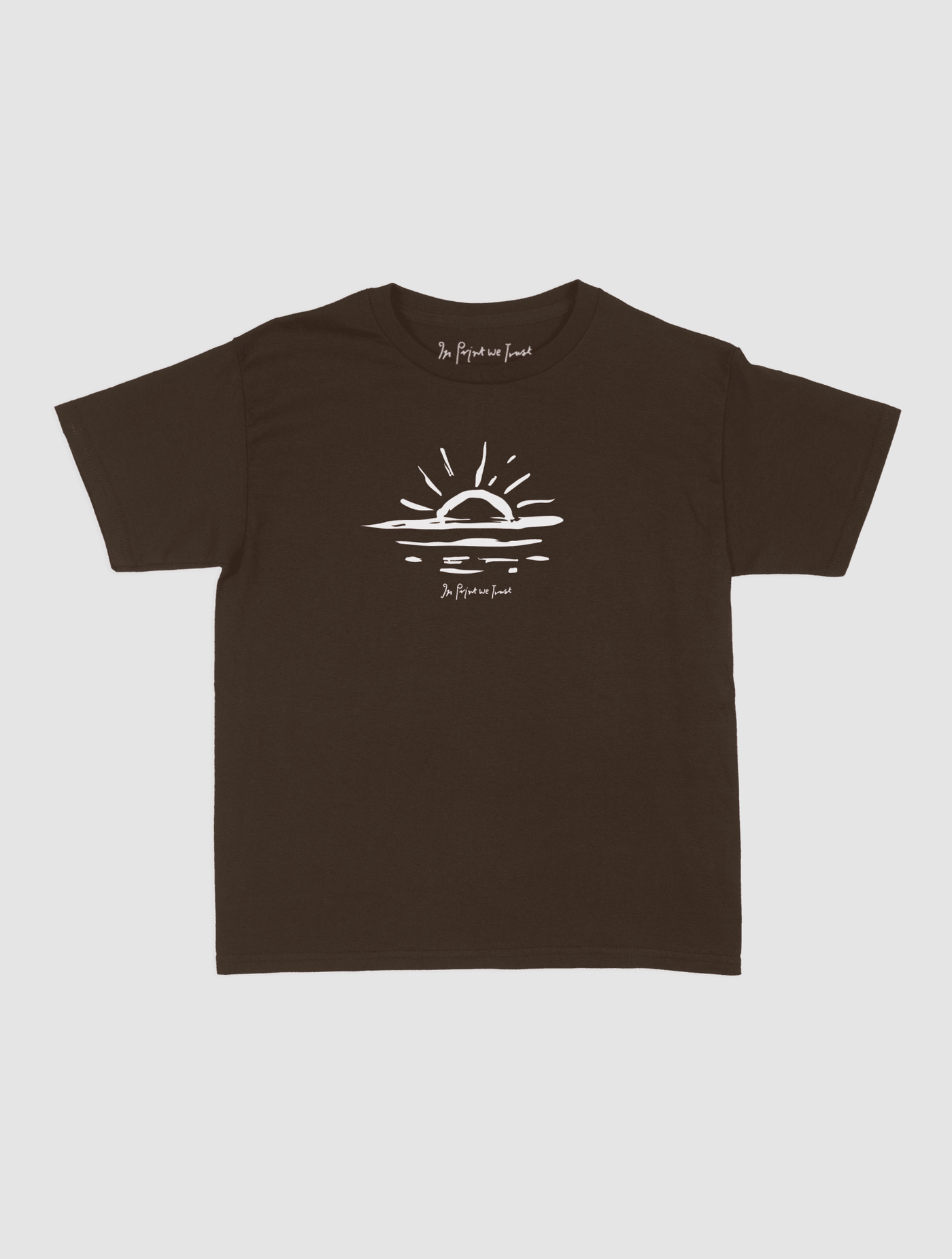 sunset baby tee - In Print We Trust