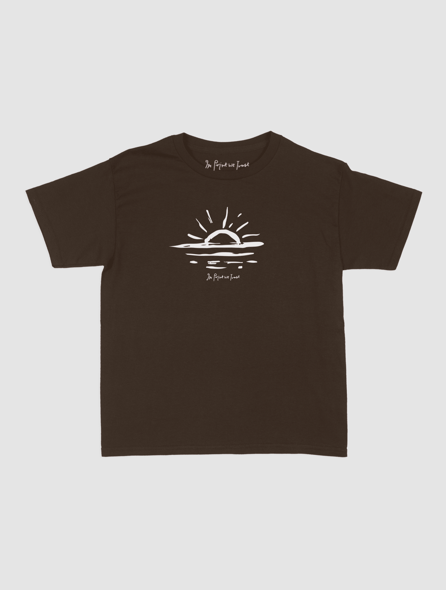 sunset baby tee - In Print We Trust