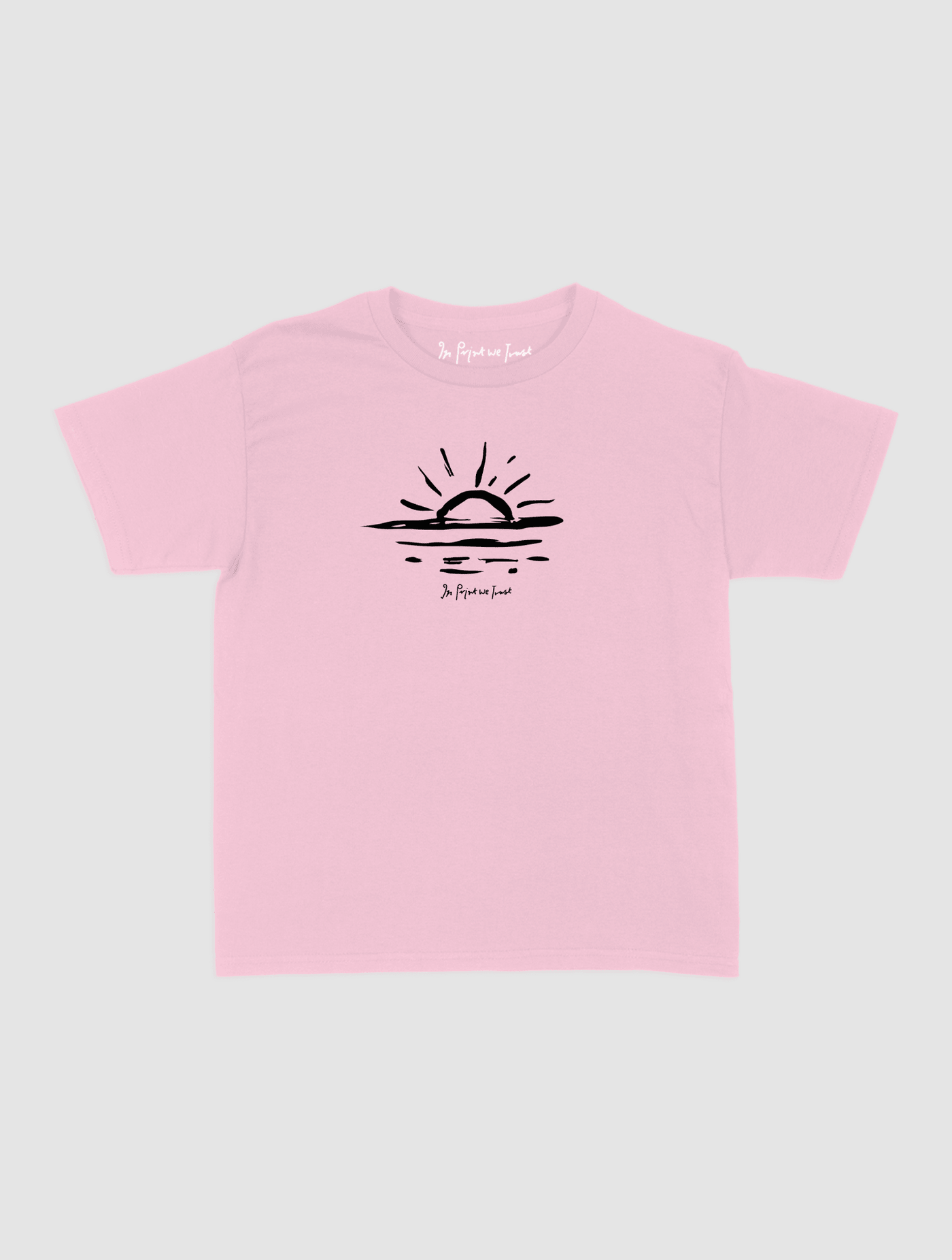 sunset baby tee - In Print We Trust