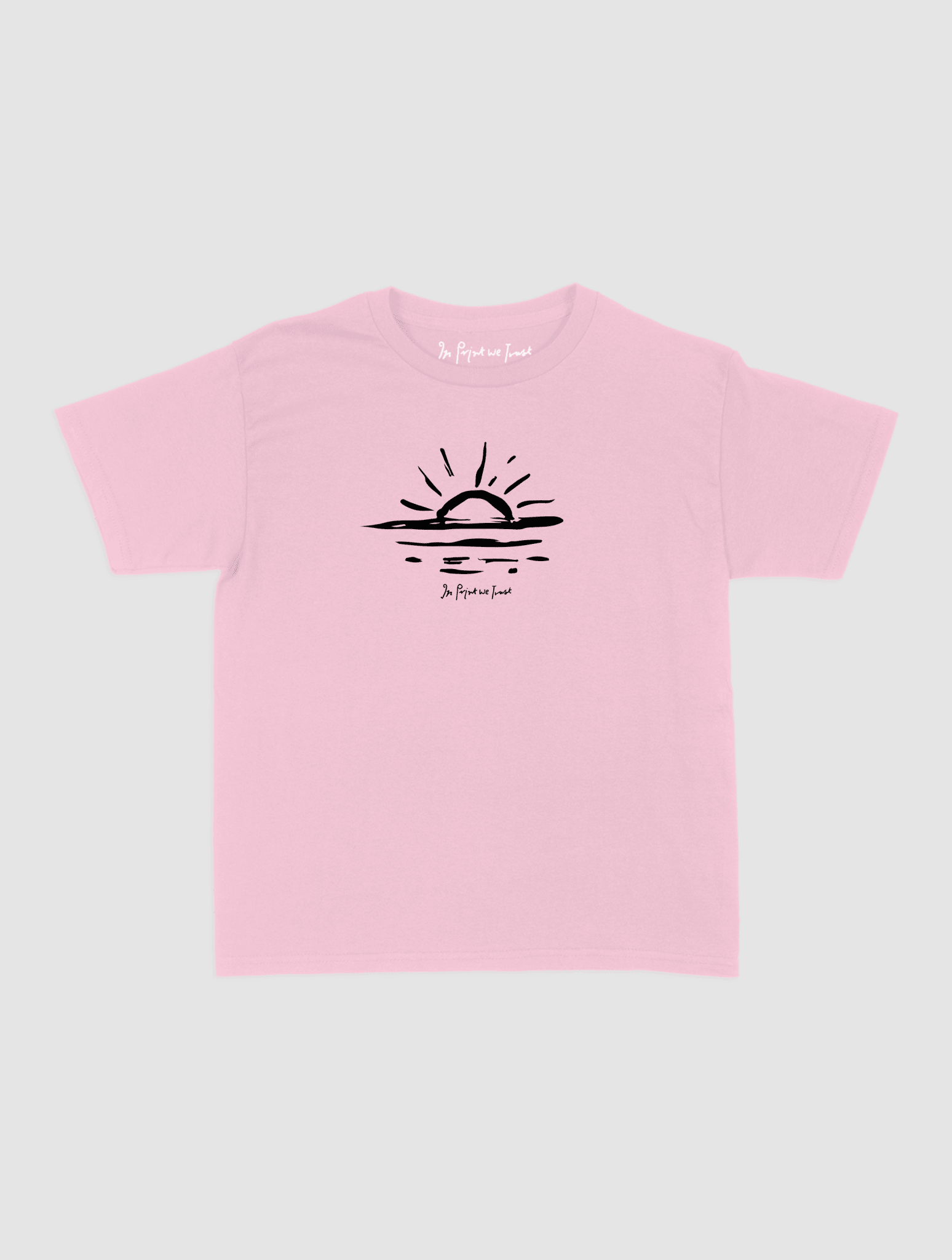 sunset baby tee - In Print We Trust