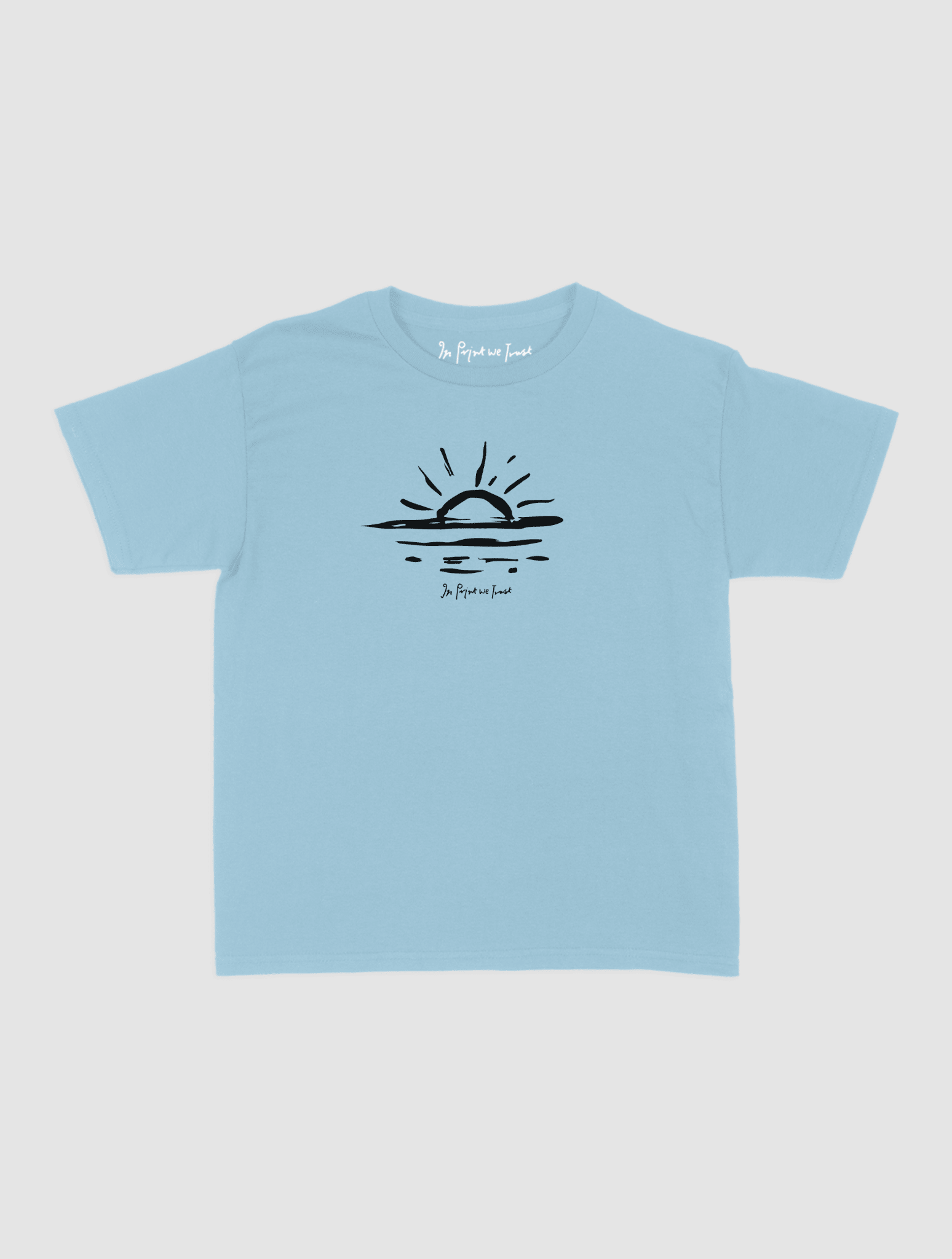 sunset baby tee - In Print We Trust