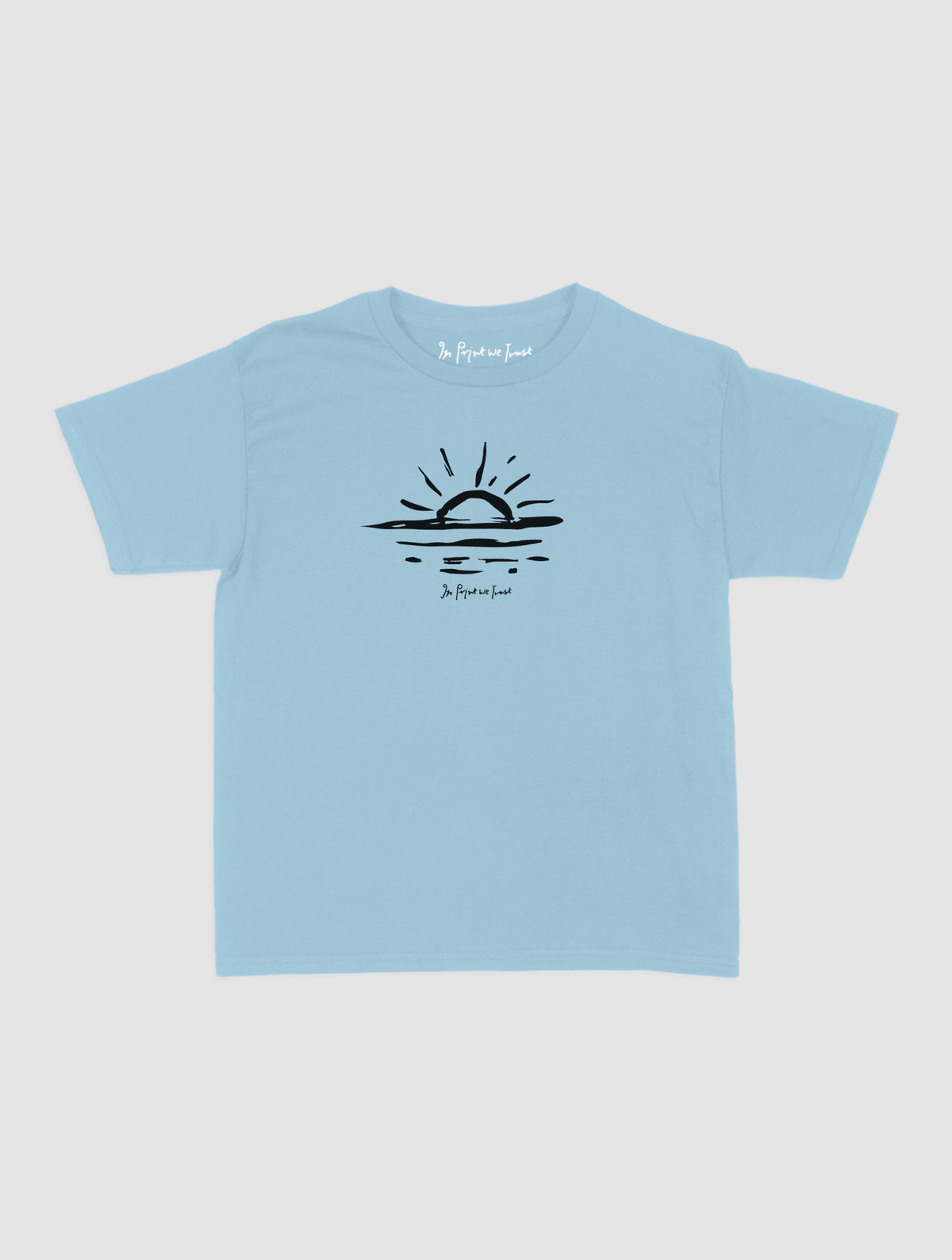 sunset baby tee - In Print We Trust