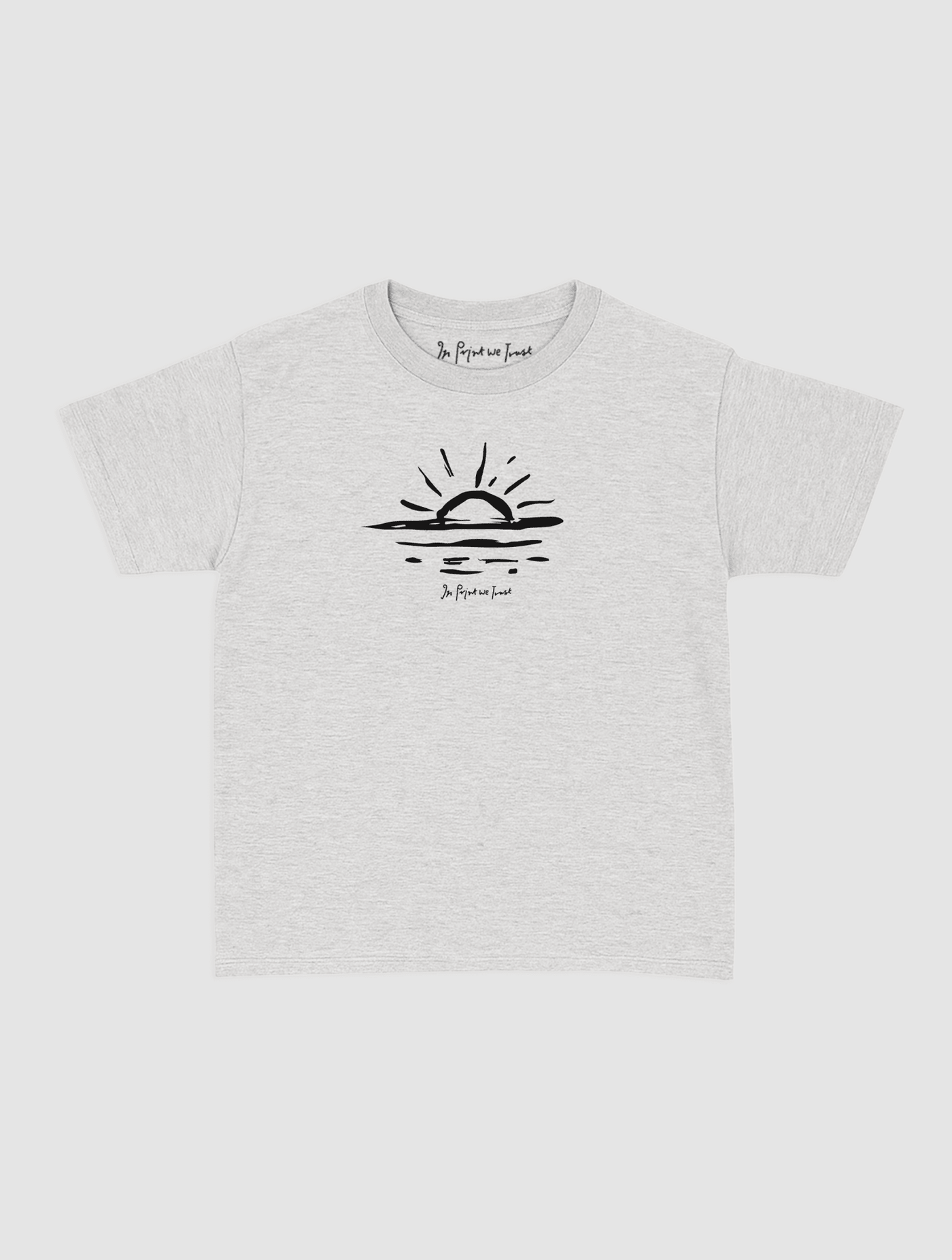 sunset baby tee - In Print We Trust