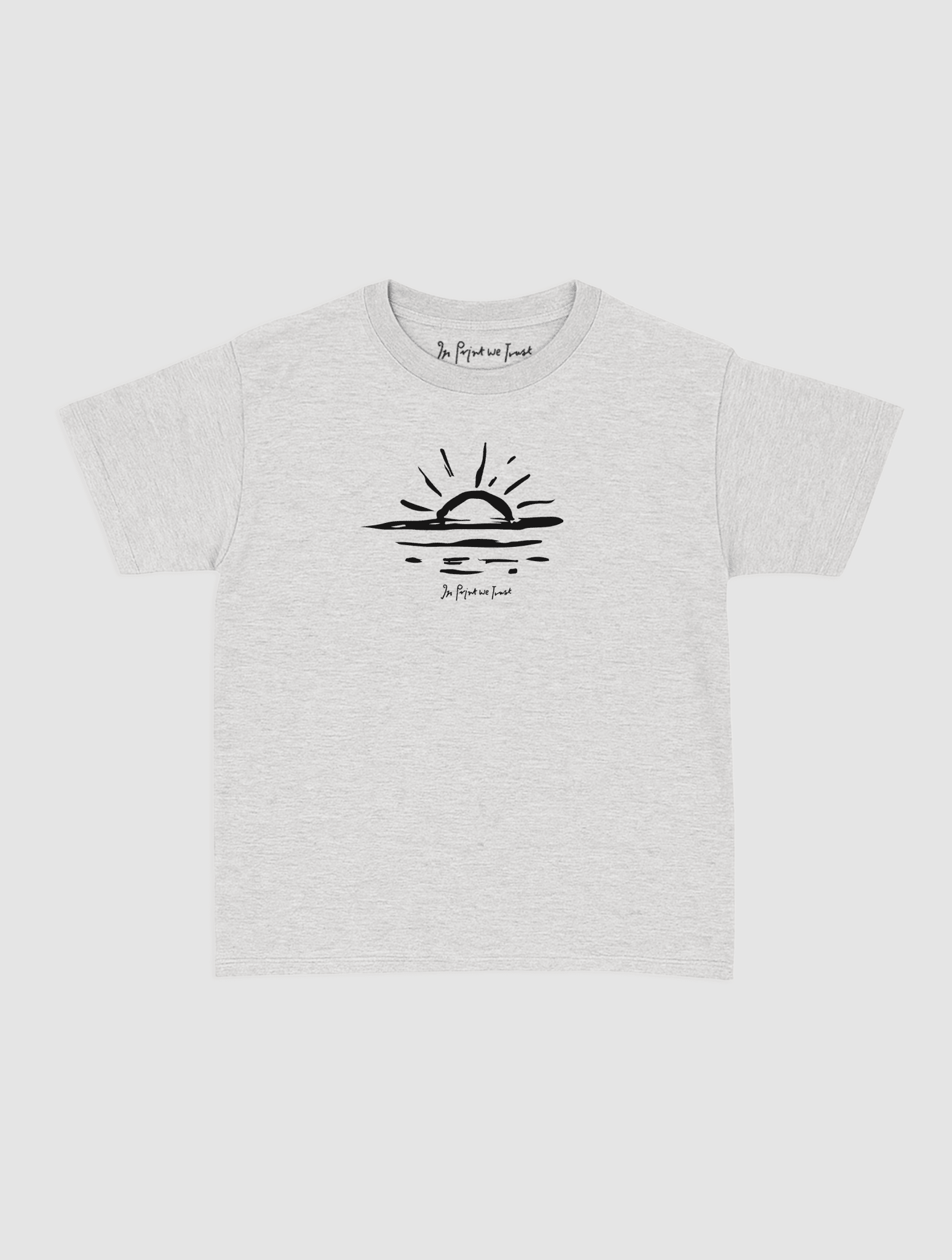 sunset baby tee - In Print We Trust