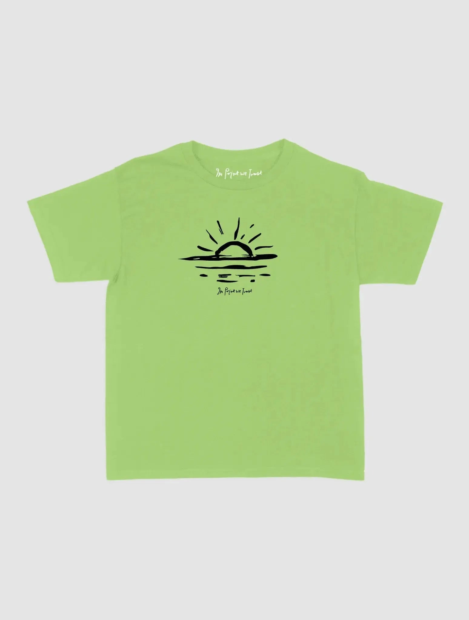sunset baby tee - In Print We Trust