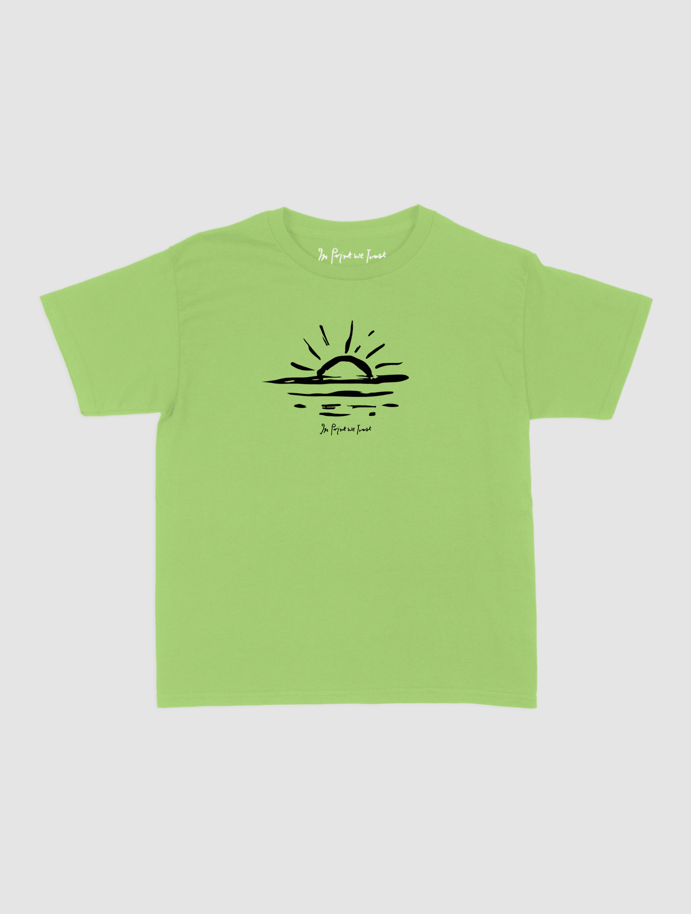 sunset baby tee - In Print We Trust
