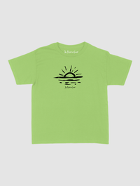 sunset baby tee - In Print We Trust