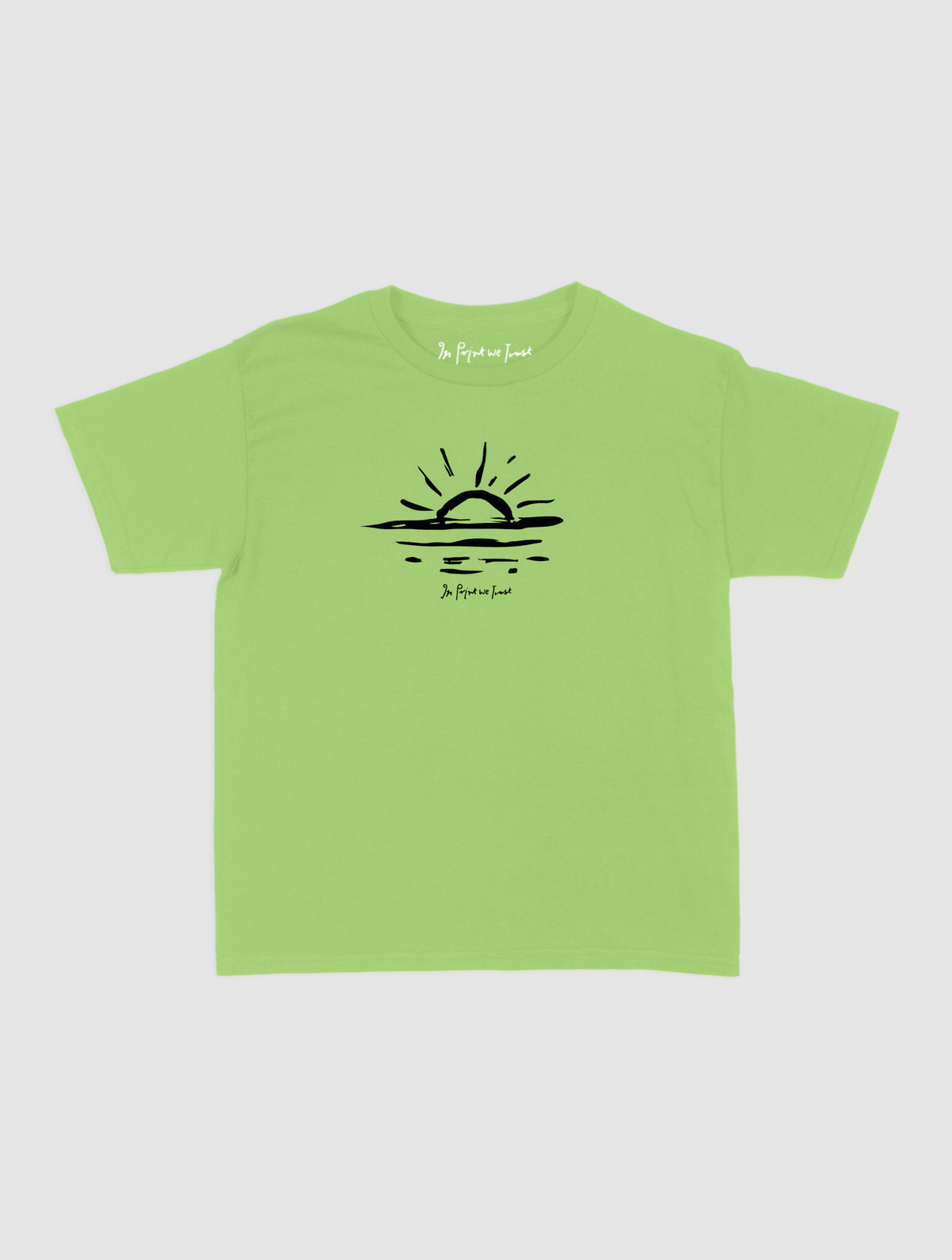 sunset baby tee - In Print We Trust