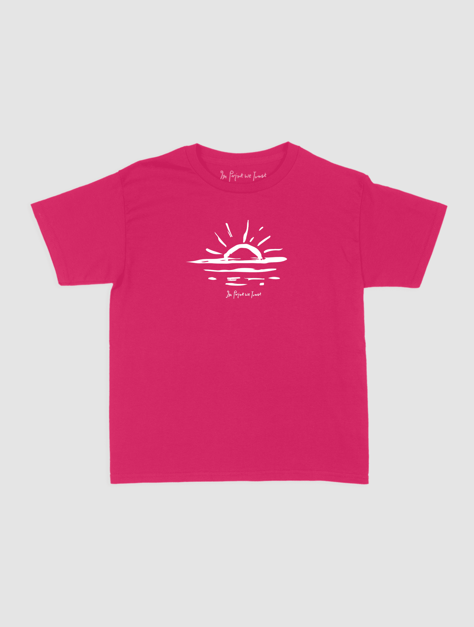 sunset baby tee - In Print We Trust