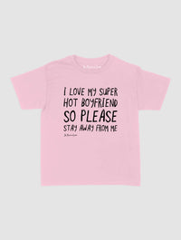 super hot boyfriend baby tee - In Print We Trust