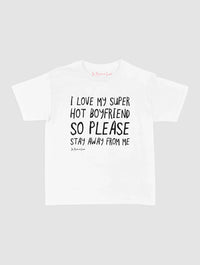 super hot boyfriend baby tee - In Print We Trust