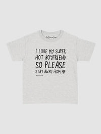 super hot boyfriend baby tee - In Print We Trust