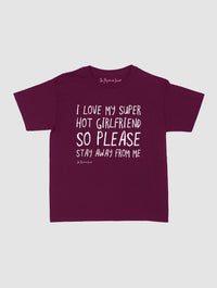 super hot girlfriend baby tee - In Print We Trust