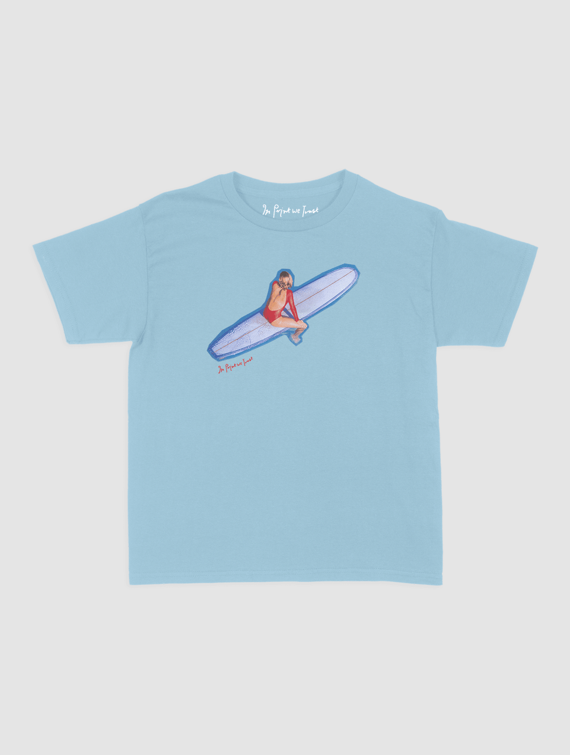 surf's up baby tee - In Print We Trust