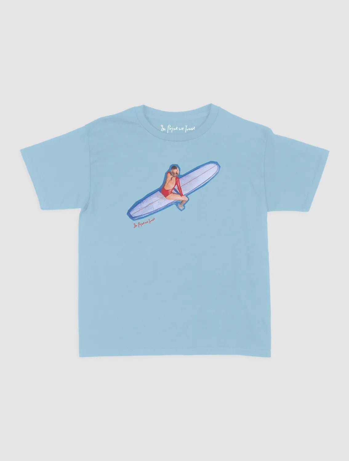 surf's up baby tee - In Print We Trust