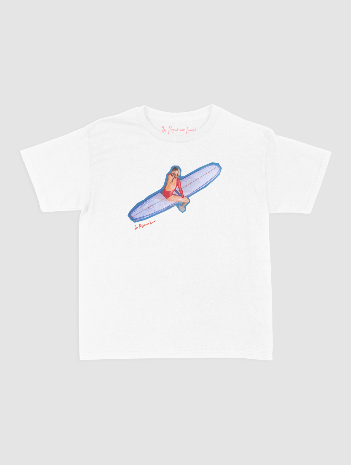 surf's up baby tee - In Print We Trust