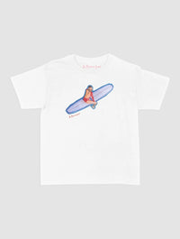 surf's up baby tee - In Print We Trust